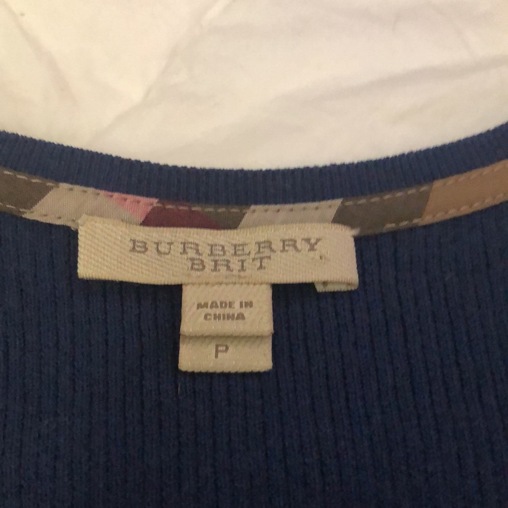 Burberry Brit Knit Navy Dress SP Mint Conition